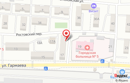 Продовольственный магазин Весна в Октябрьском районе на карте