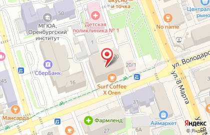 Дом нижнего белья на карте