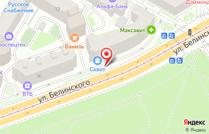 Супермаркет напитков Ароматный мир в Нижегородском районе на карте