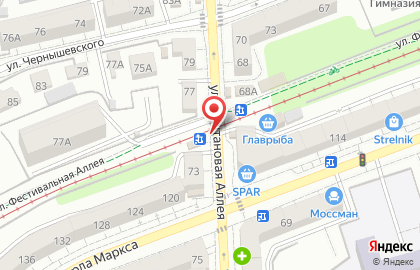 Пресса в Центральном районе на карте