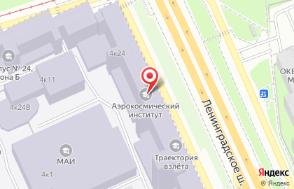 Сим на Ленинградском шоссе на карте