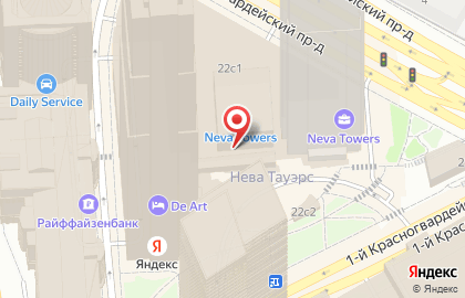 Кофемания Bez Tarelok в БЦ Neva Towers на карте