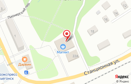 Гипермаркет Магнит в Твери на карте