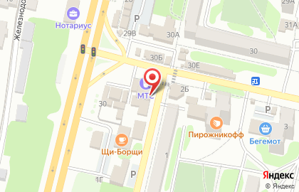 Центральный в микрорайоне Центральный на карте