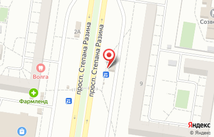 Банкомат ГЛОБЭКСБАНК на проспекте Степана Разина, 9б на карте