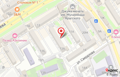Участковый пункт полиции №5 в Махачкале на карте