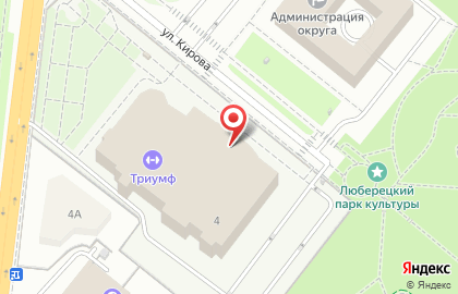 Ресторан Триумф в Москве на карте