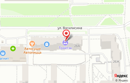 Магазин товаров для школ и офисов Алгоритм в Ленинском районе на карте