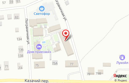 Гостиница Жемчужина на Пограничной улице на карте