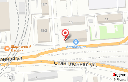 Магазин автозапчастей АвтоБан на площади Карла Маркса на карте