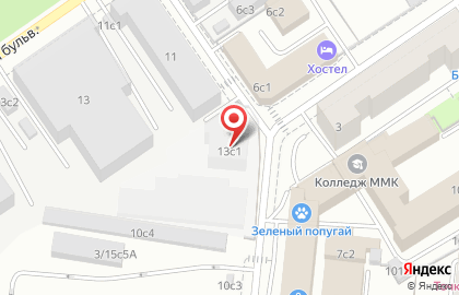 Автошкола Центральная автошкола Москвы в Останкинском районе на карте