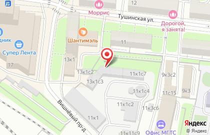 Мосводоканал в Москве на карте