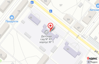 Детский сад №47 на Калинина на карте
