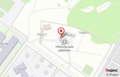 Храм Святителя Николая Мирликийского в Сабурово на карте