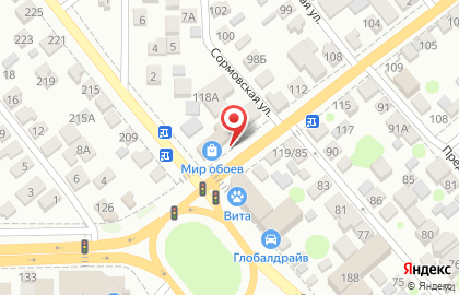 Магазин Мир Обоев на улице Доватора на карте