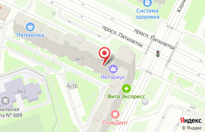 Магазин разливного пива ГлавПиво на проспекте Большевиков на карте