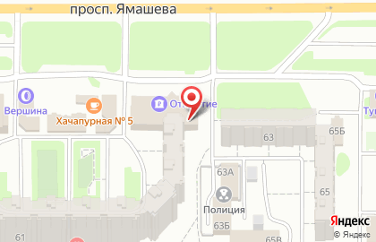 Студия красоты Tinki в Ново-Савиновском районе на карте