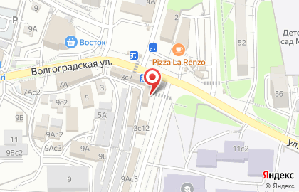 Пивная маркетов Хмелёк на Волгоградской улице на карте
