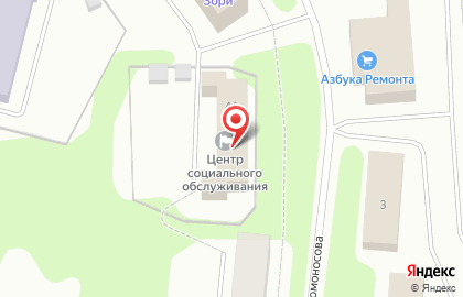 Кандалакшский межрайонный центр социальной поддержки населения в Полярных Зорях на карте
