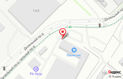 Дисконтная шиномонтажная мастерская Pit-Stop на Московском шоссе на карте