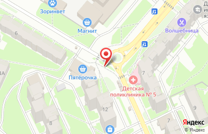 Магазин Русский хлеб на Южной улице на карте