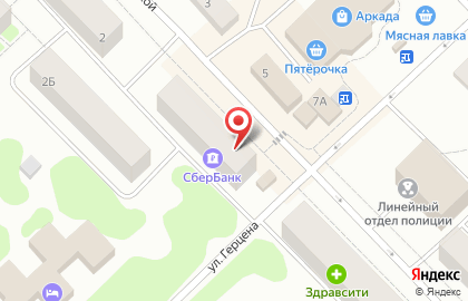 Терминал СберБанк на Зои Космодемьянской на карте