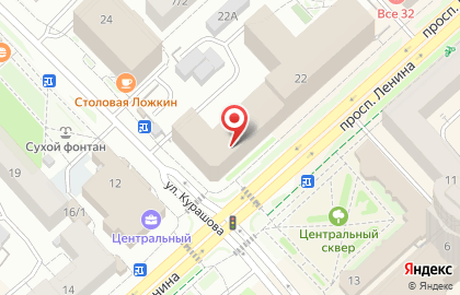 Интернет-магазин ABC.ru на улице Курашова на карте