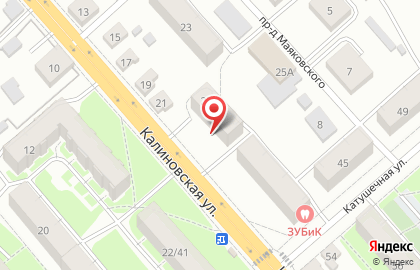 Продуктовый магазин в Костроме на карте
