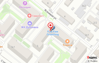 Студия груминга Paw Paw Grooming на карте
