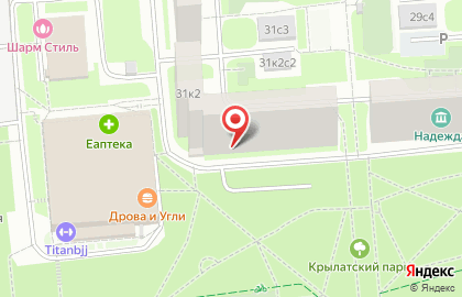 Отделение службы доставки Boxberry на Крылатской улице на карте