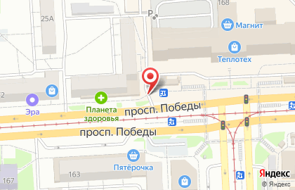 Сеть по продаже печатной продукции Роспечать на проспекте Победы, 168 к 1 на карте