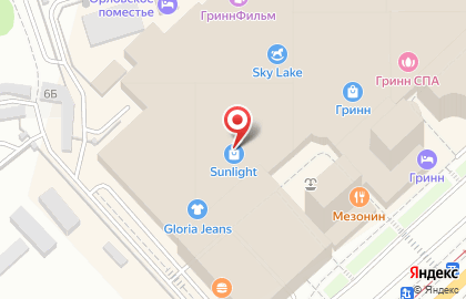 Ювелирный магазин Sunlight в Заводском районе на карте