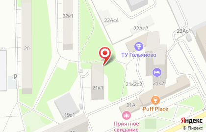 Форвард в Гольяново на карте