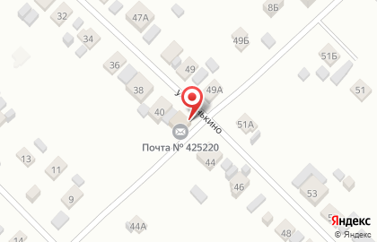 Почтовое отделение, д. Сенькино на карте