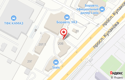 Магазин EMEX на проспекте Кулакова на карте