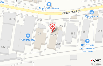 Торгово-монтажная компания Гелиос на Рязанской улице на карте