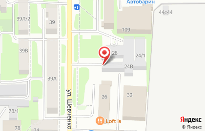 Магазин автоэмалей Автолак на улице Шевченко на карте