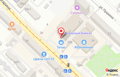 Торгово-сервисный центр Мега Мастер в Железнодорожном районе на карте