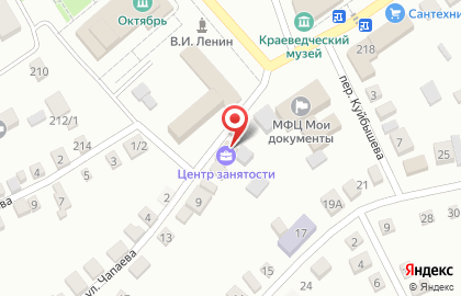 Центр занятости населения Ленинского района в Волгограде на карте