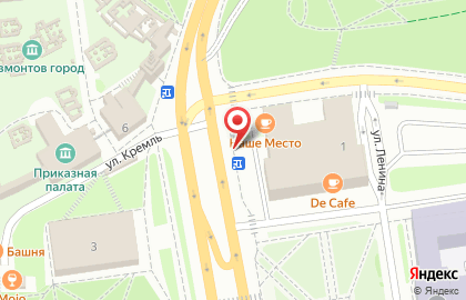 Кафе Шашлычный дворик №1 на улице Ленина на карте