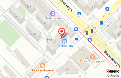 Отделение службы доставки Boxberry на улице Астана Кесаева на карте
