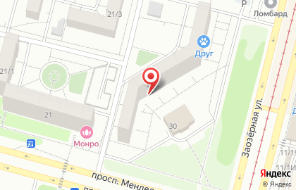 Парикмахерская в Омске на карте