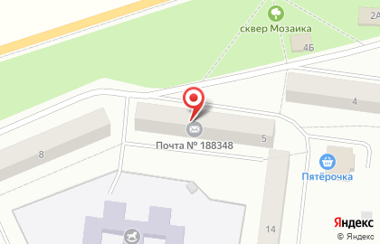 Почта России в Санкт-Петербурге на карте