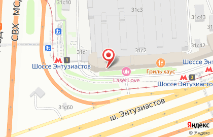 Магазин Смешные цены №1 на шоссе Энтузиастов на карте