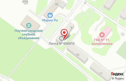 Научногородокская сельская Администрация на карте