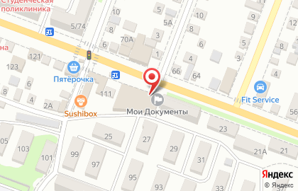 Банкомат СберБанк на Казахской улице на карте