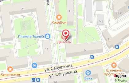 Фирменный магазин кондитерских изделий Невские Берега в Приморском районе на карте