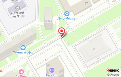 Автостоянка Янтарь на проспекте Ветеранов на карте