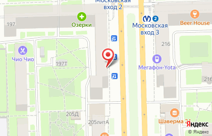 Магазин табачных изделий и аксессуаров Табакон на Московском проспекте на карте
