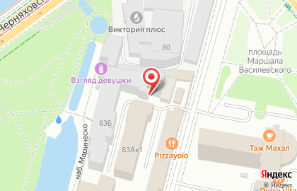 Сервисный центр АС в Ленинградском районе на карте